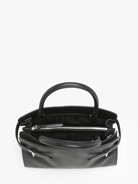 Handtas Emie Leder Le tanneur Zwart emie TEMI16M1 ander zicht 3